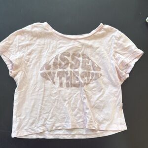 Aerie Pink 'Kissed By The Sun' Kids Tee